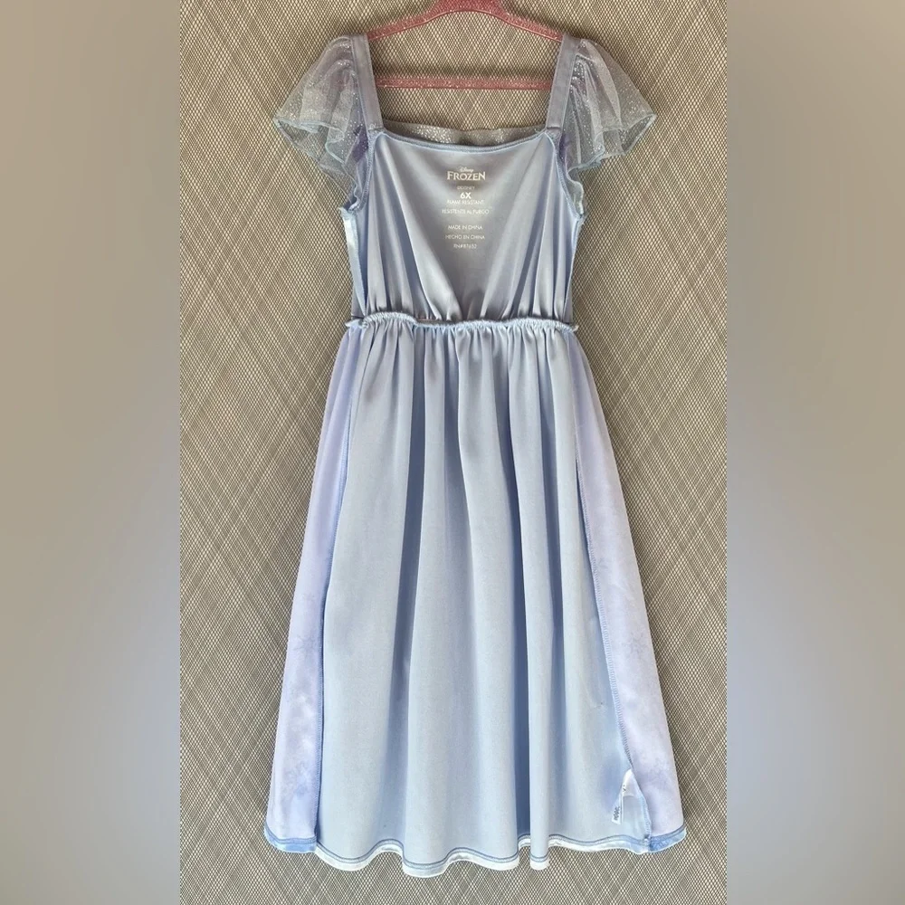Disney Frozen - Frozen blue play dress up gown (Size 6x)